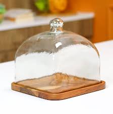 Cake Stand with Cover in Square Shape
